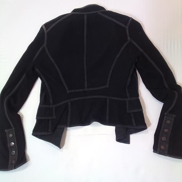 BURBERRY VINTAGE woman's mesh light weight Jacket Size 6 - Picture 5 of 14
